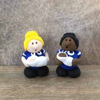 midwife clay figure