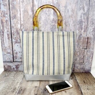 Striped grab bag