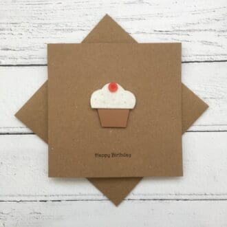 Birthday Card - birthday cupcake