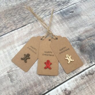 Handmade Christmas Gift Tags - available in a variety of designs