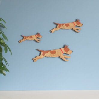 Jumping Jack Russell Terriers - Wall decor Hangings