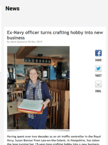 Our first article has appeared today in Craft News