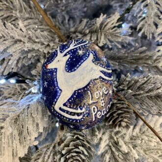 Christmas Reindeer Energy Stone