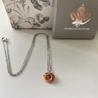 Copper Rosette Pendant
