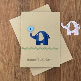 elephant-card-blue-acetate-on-grass