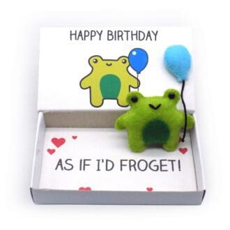 Cute frog birthday gift