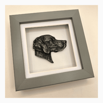 Weimaraner Dog Portrait Picture Frame