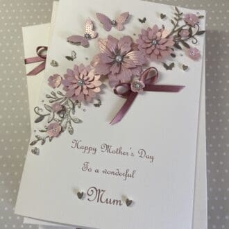 Mother’s Day Card Personalised Handmade Gift Boxed Keepsake Mum Mam Mom Nan