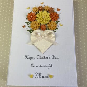 Personalised Handmade Mother’s Day Card Gift Boxed Mum Mam Mom Nan Keepsake