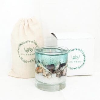 Blue Sea Ocean Botanical Scented Soy and Gel Wax Candle
