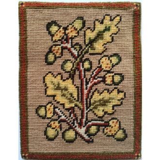 Acorn and Oak Leaf Petit Point kit