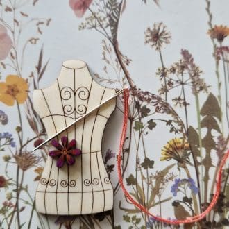 Wooden Mannequin Needle Minder