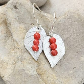 Leaf earrings